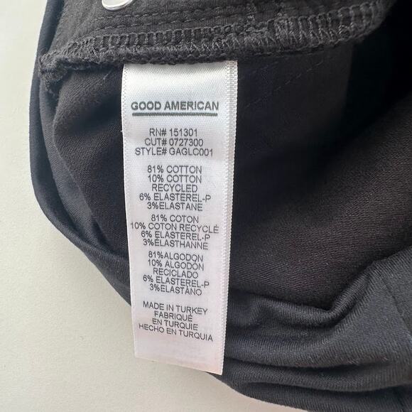 Good American Maternity Black Over Belly Skinny Jeans 0 / 25 NWT - Picture 9 of 14